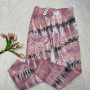 Tie Dye Cargo Pocket Funky Joggers Sweatpants